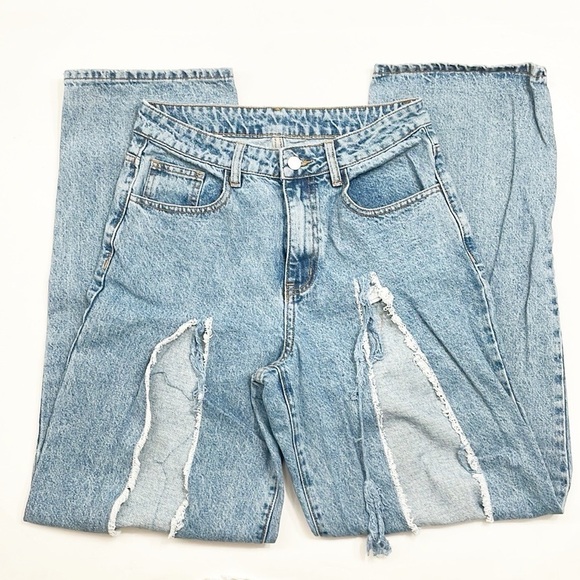 SHEIN high waisted distressed denim jeans - Picture 3 of 7